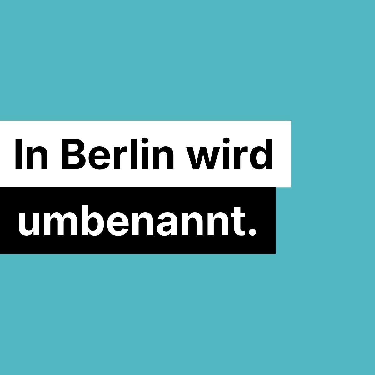 Alles NEU macht der MAI